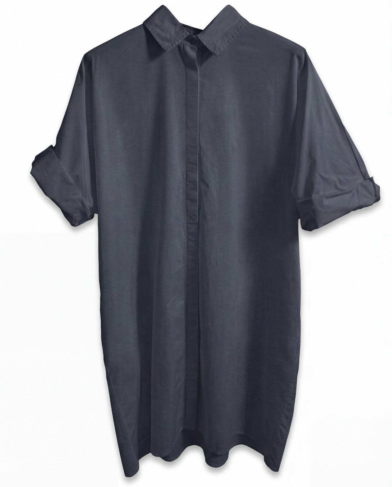 Ella Dress Cotton Poplin Black