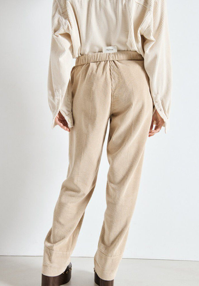 Pantalon Padow Femme Ecru vintage