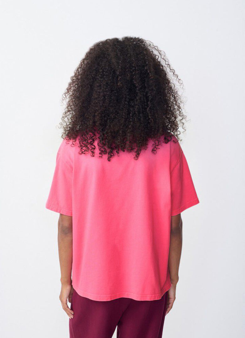 Tee-shirt Femme Fizvalley Rose Fluo