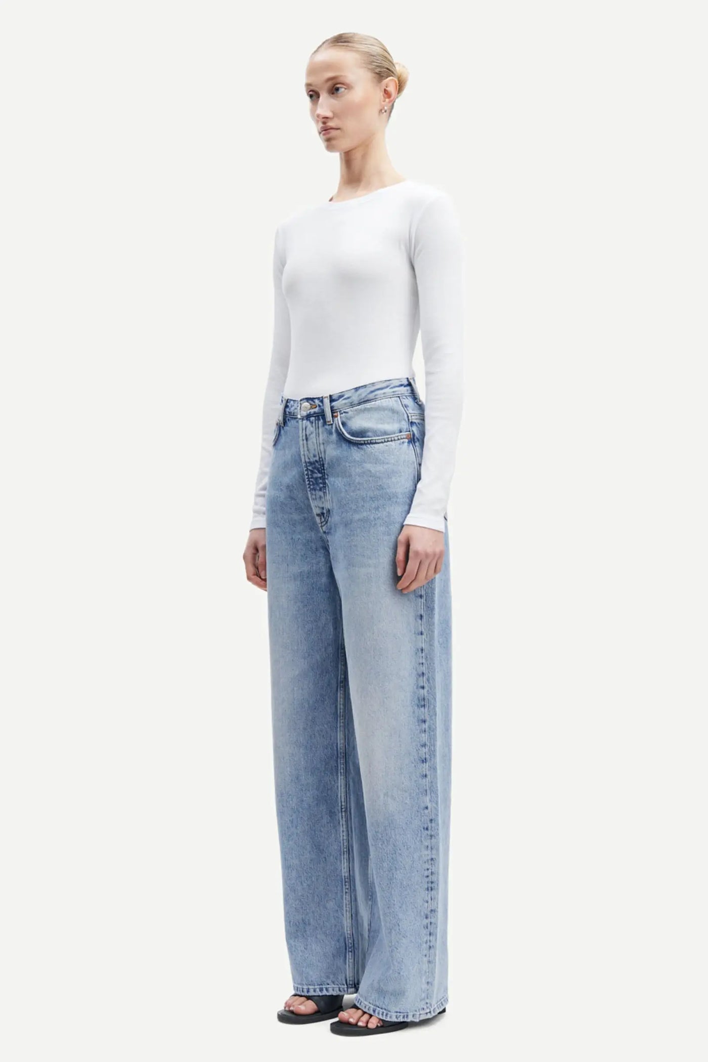 Alexa T-shirt Manches Longues White
