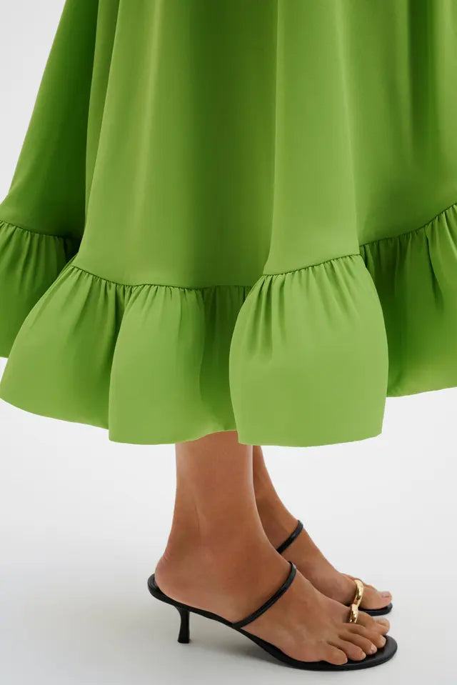 Robe Sabrina Midi Light Lime
