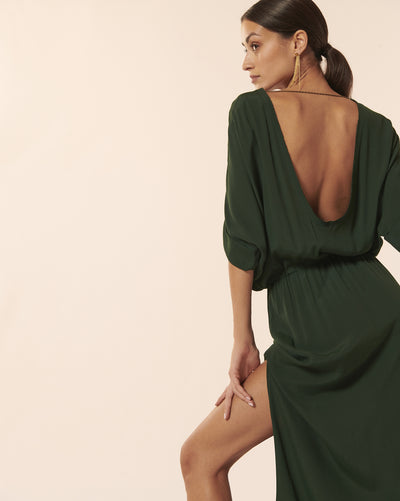 Buckley Long Dress Hk Green