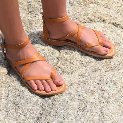 Sandales Epicure Cuir Pul Naturel