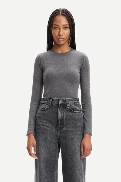 Alexa T-shirt Manches Longues Dark Grey