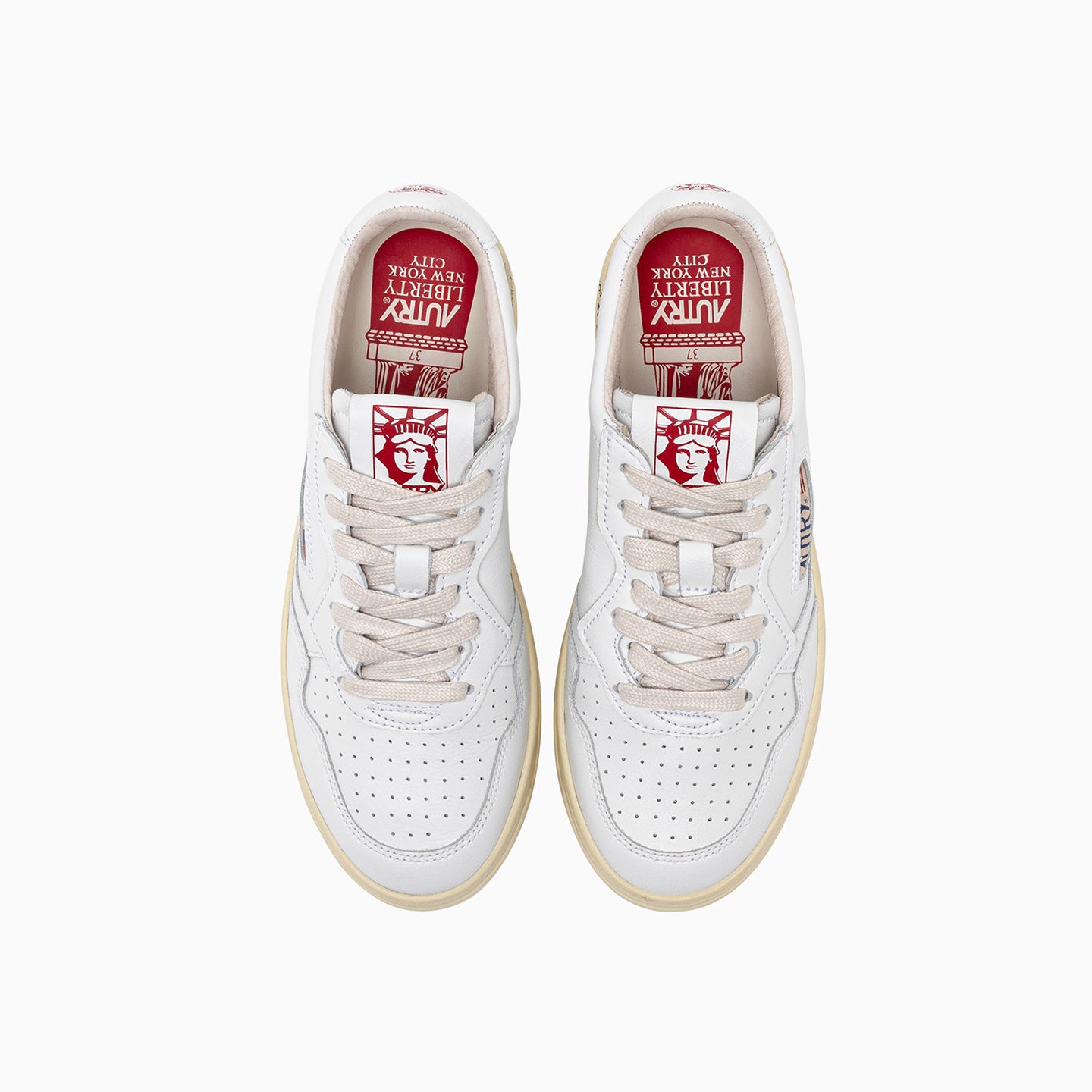 Baskets Basses Medalist White Red