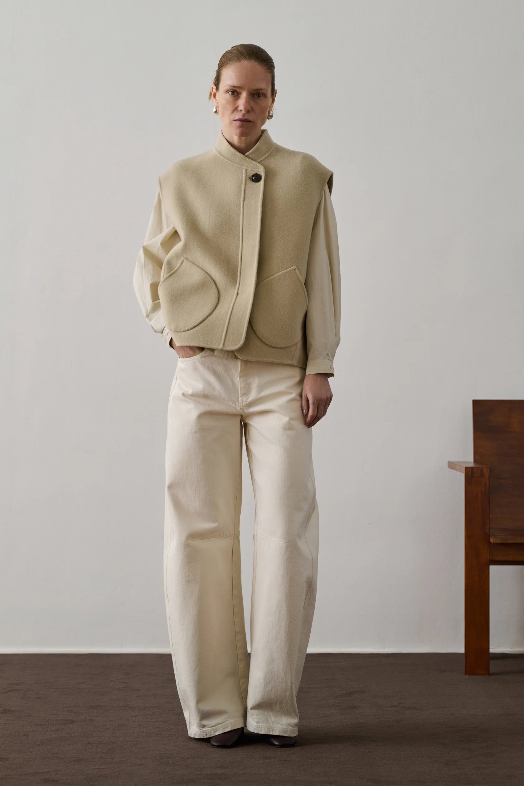 Blouson Adeline Craie