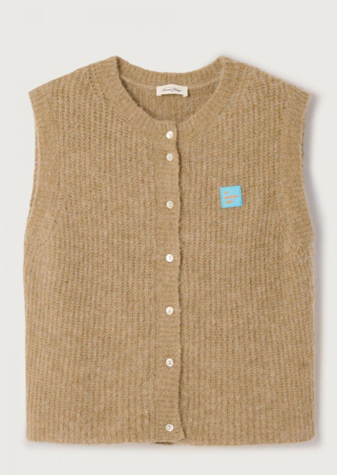 Gilet Femme East Sans Manche Sable Chine