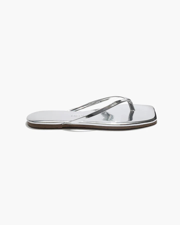 Tong Square Toe Lily Mirror Chrome