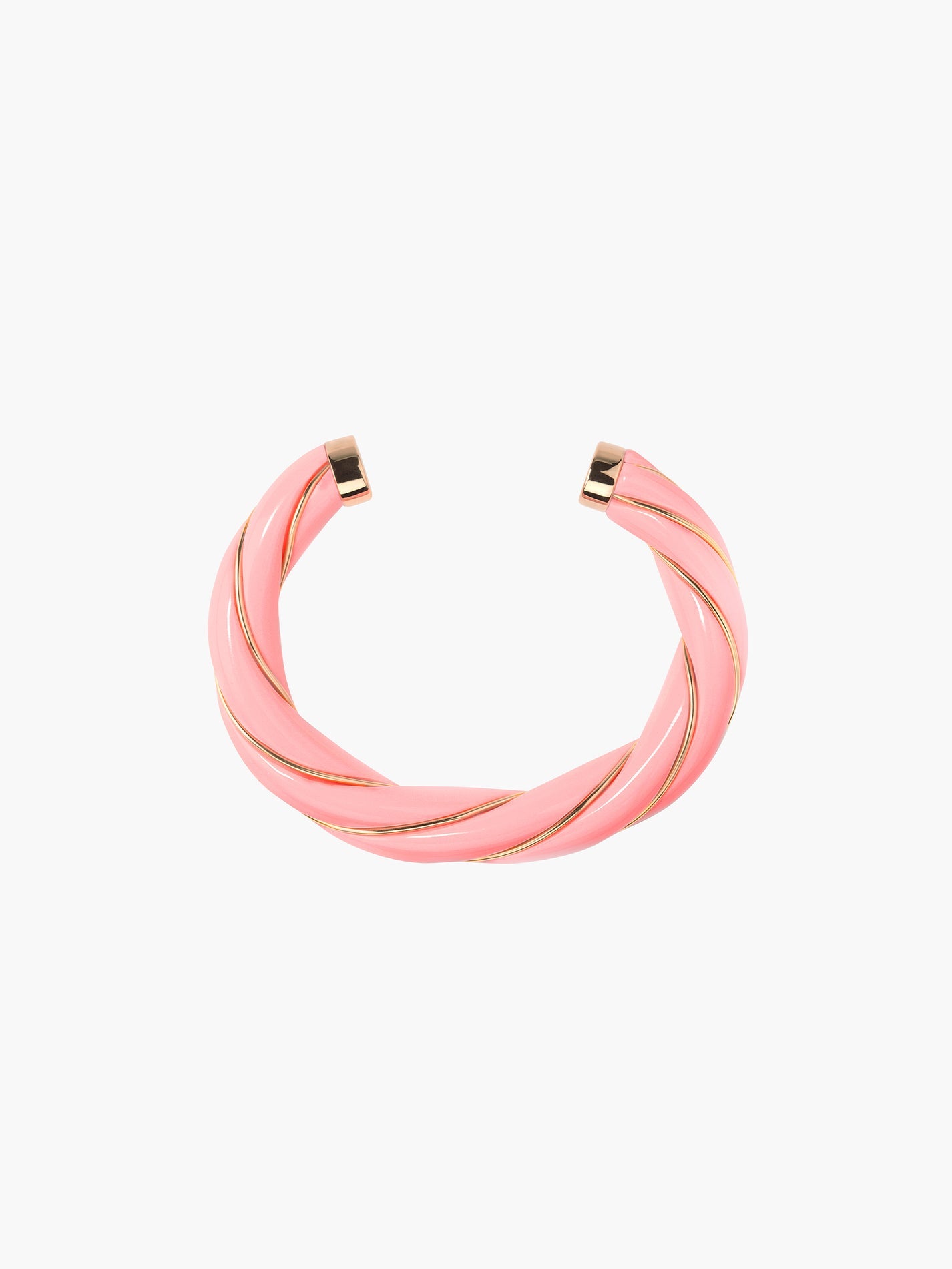 Jonc Diana résine Rose Bonbon