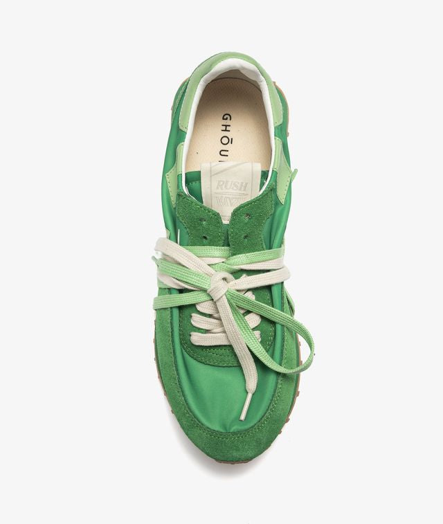 MD05 Baskets Rush Low Wom Mononyl Suede LakeGrn
