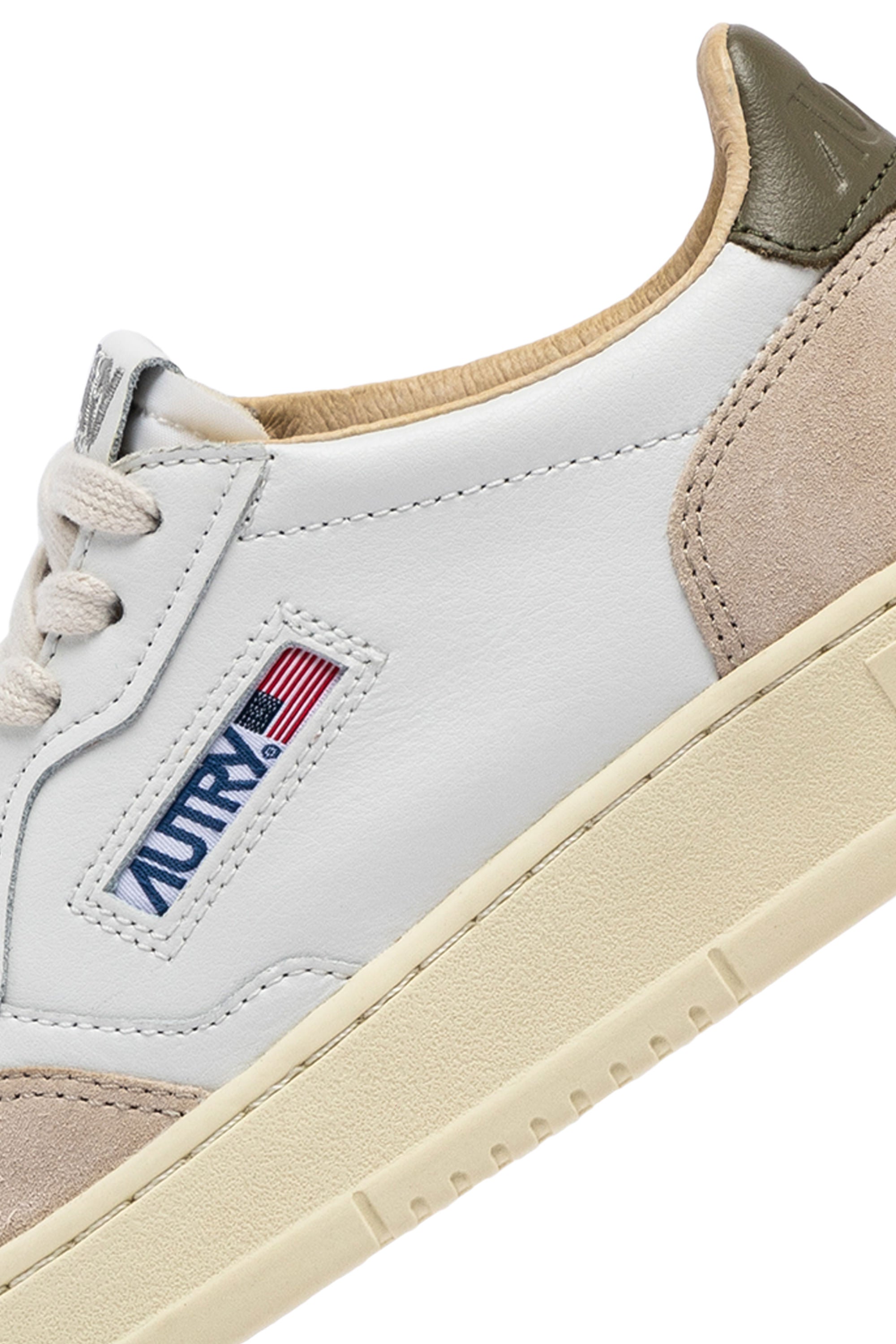 Baskets Medalist Low Suède White Military