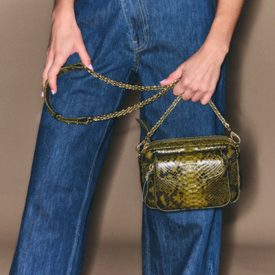 Sac Python Charly Dark Kaki