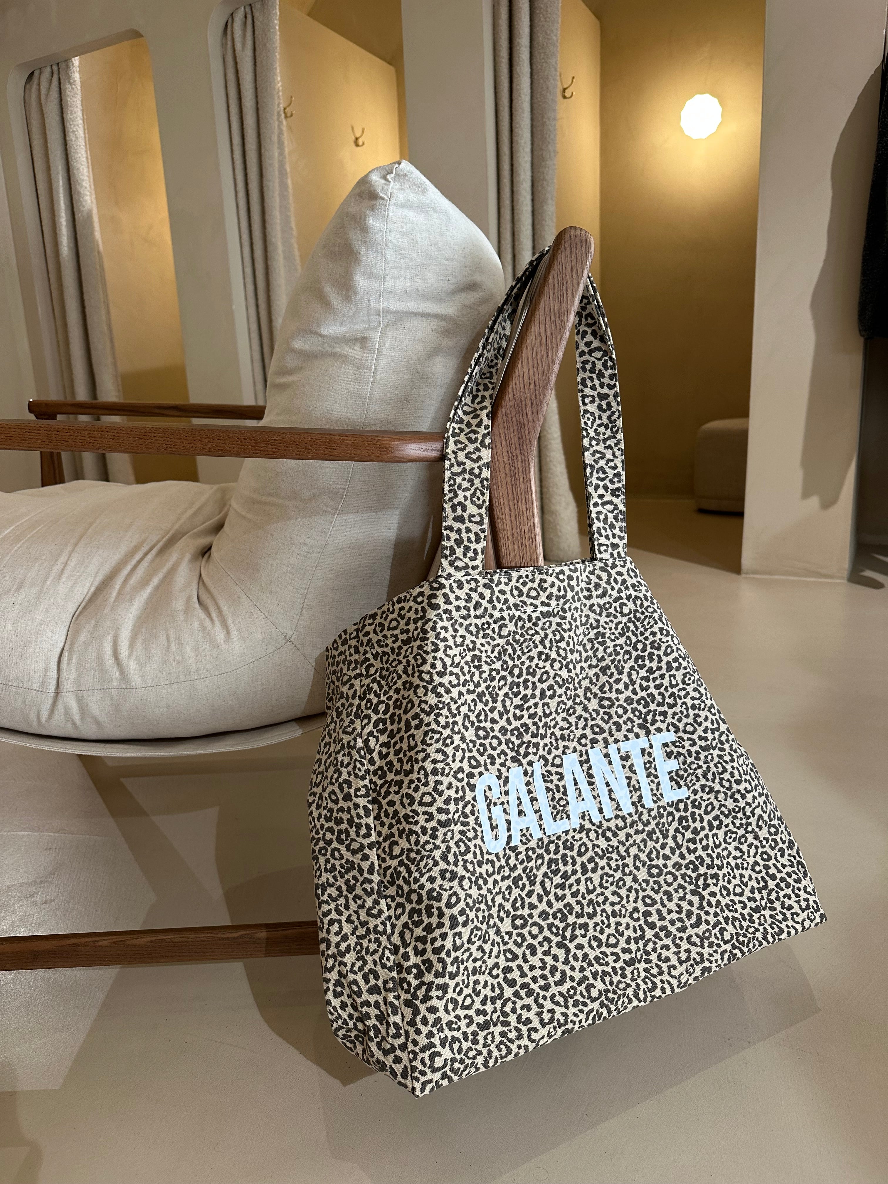Tote Bag Galante Léopard Clair