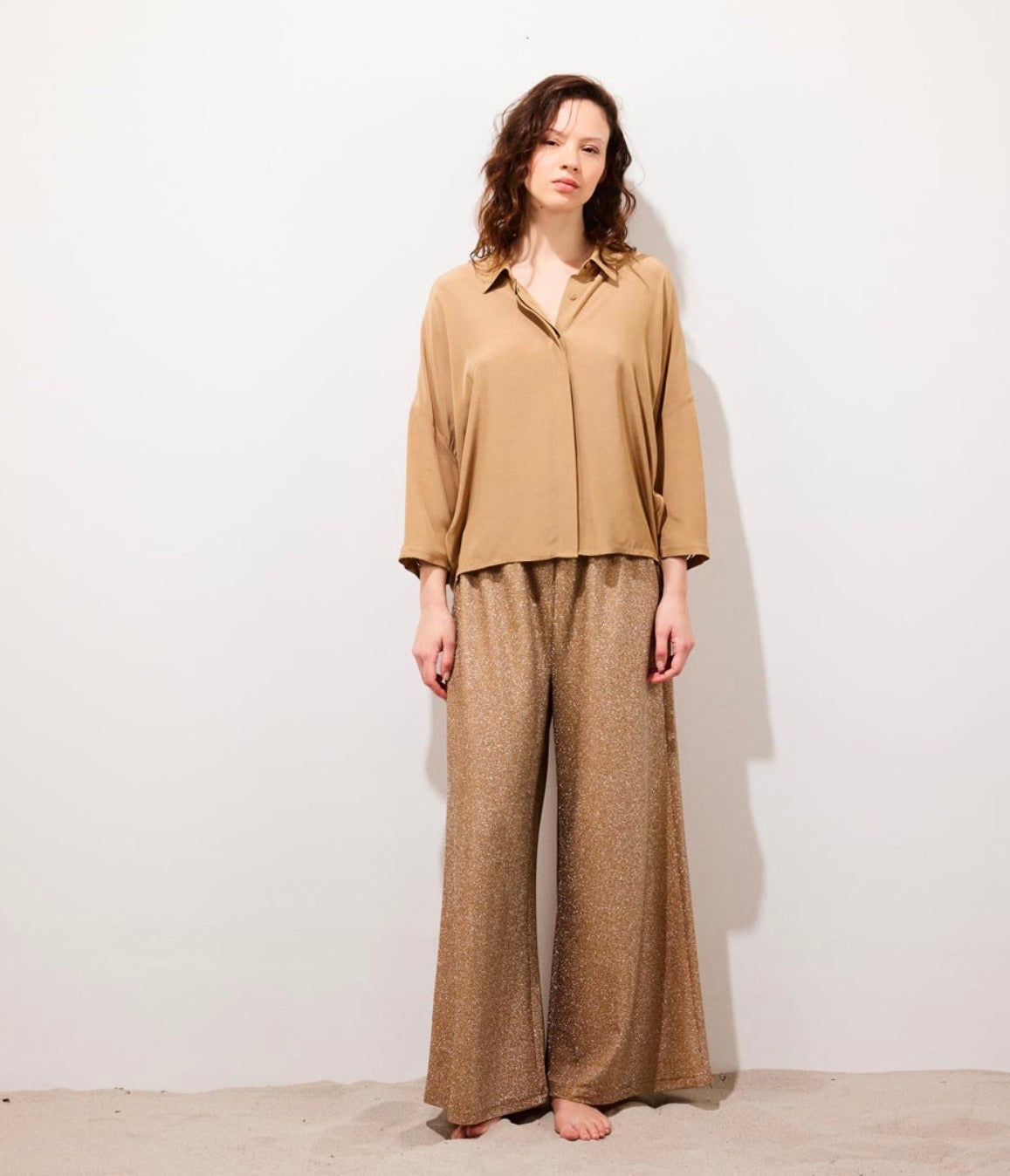 Pantalon Disco Tabac