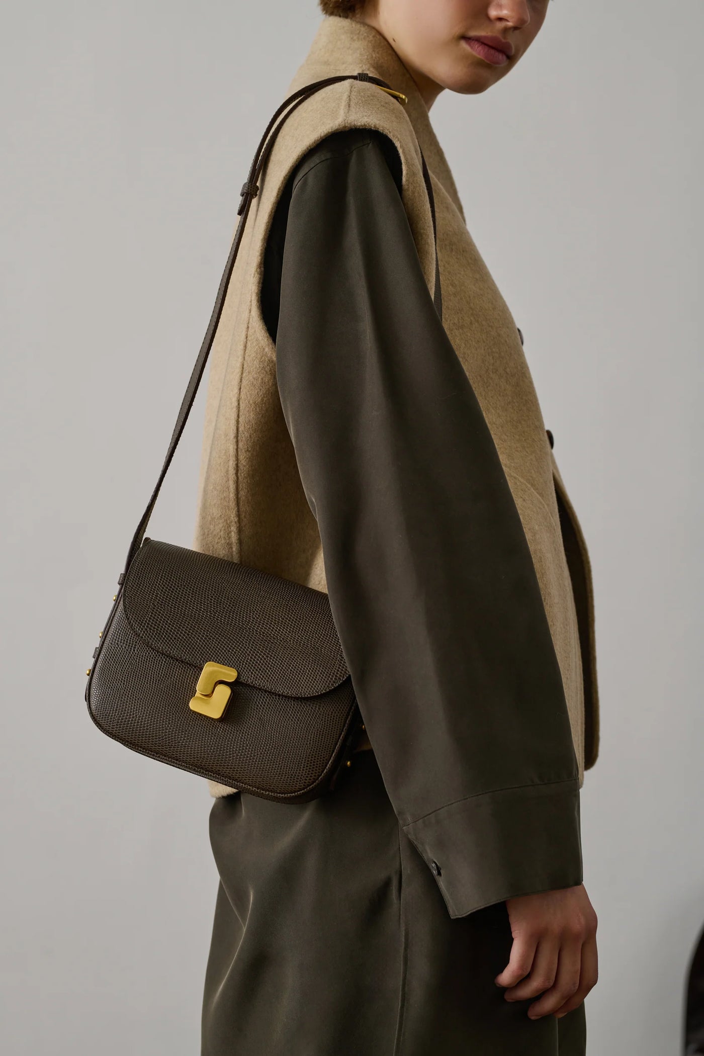 Blouson Adeline Beige Chiné