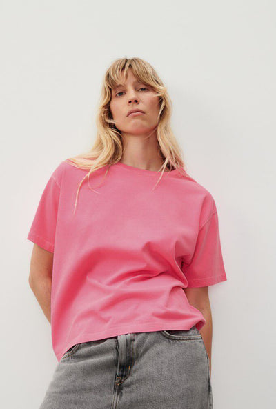 Tee-Shirt Fizvalley Rose Fluo