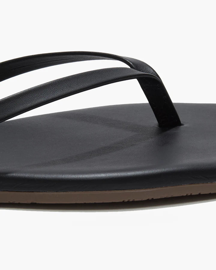 Tong Square Toe Lily Black Mat