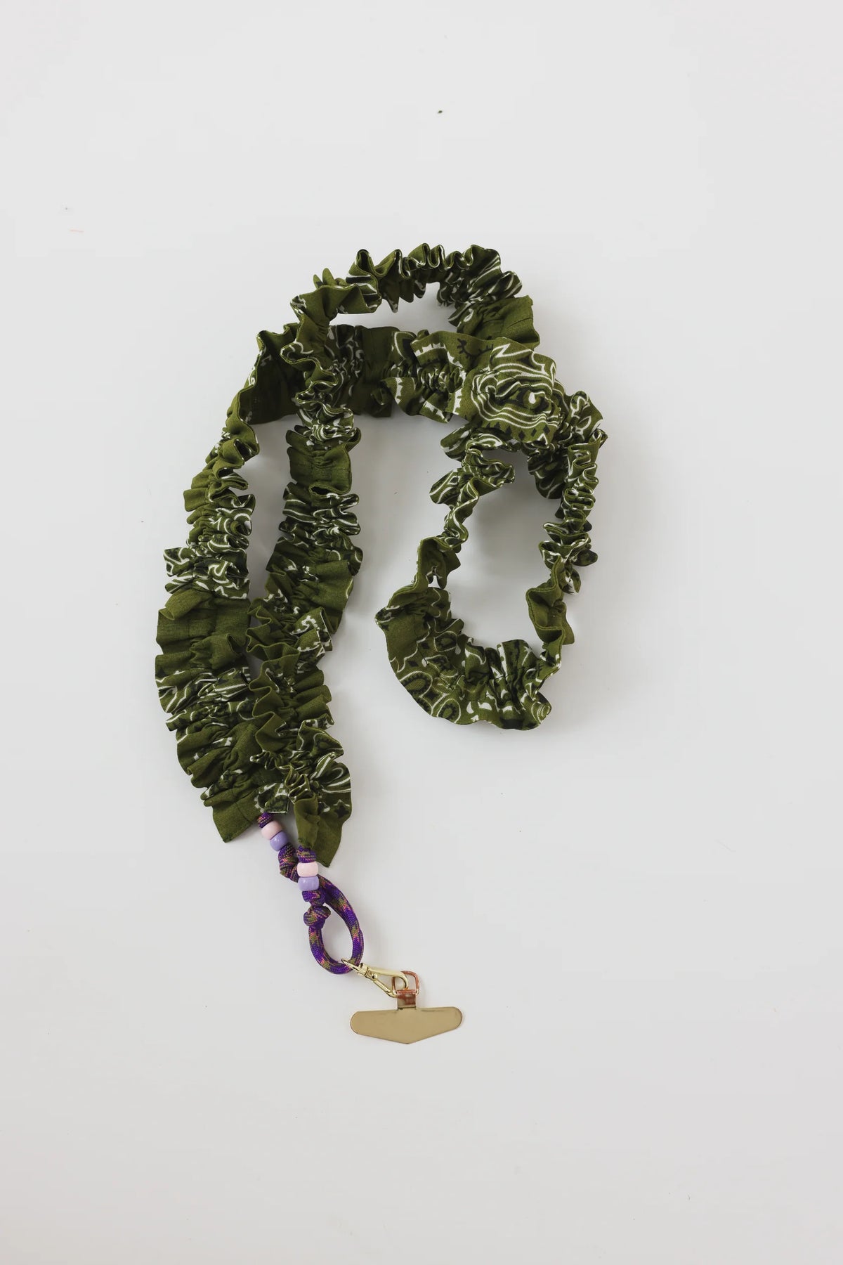 Chaine de téléphone - Le Froufrou - Vert olive