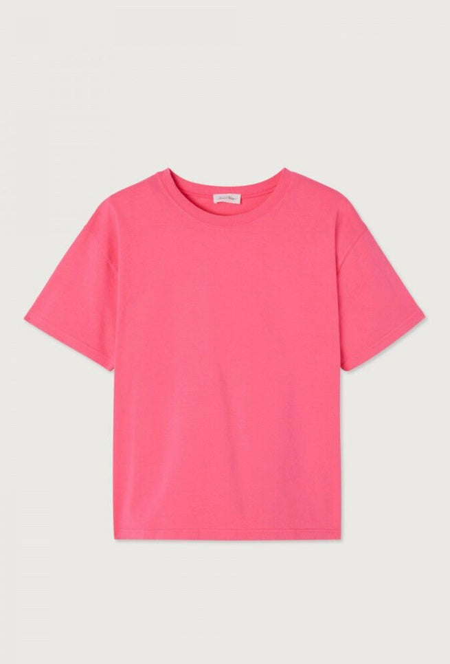 Tee-shirt Fizvalley Rose Fluo