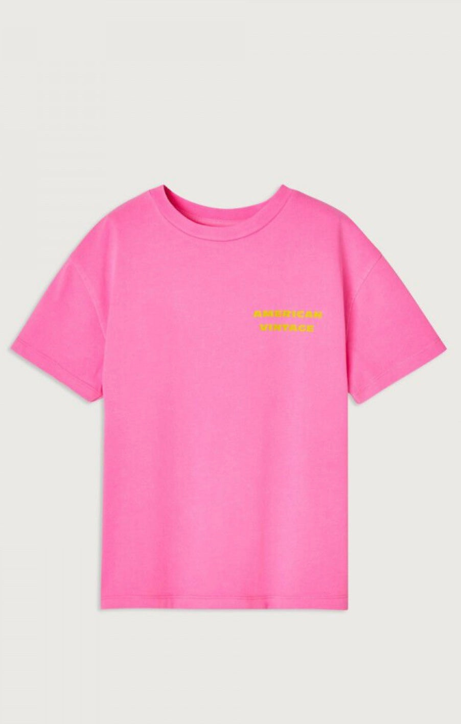 Tee-Shirt Enfant Fizvalley Rose Fluo