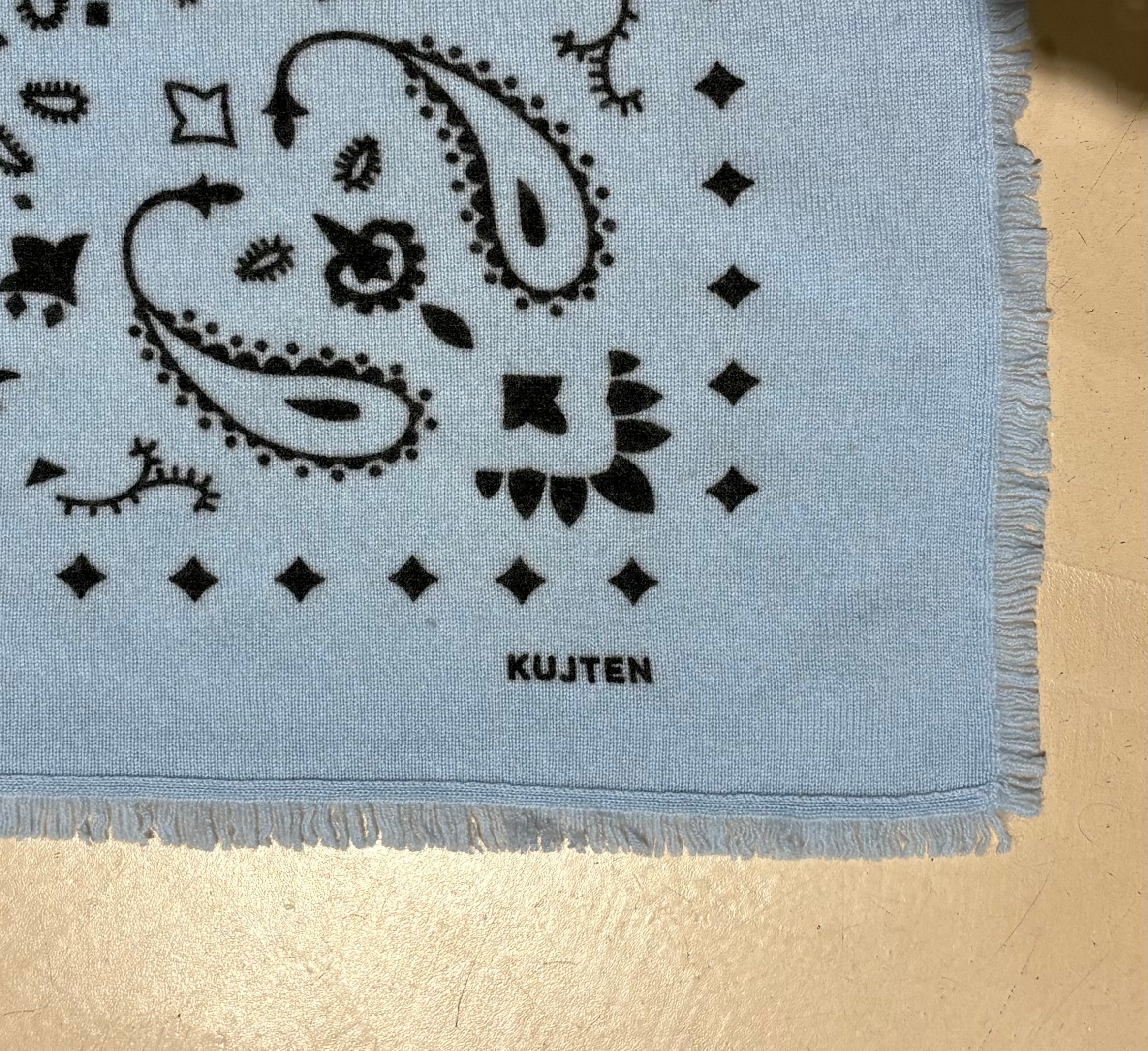 Grand Bandana Hachiko Bleu Zephir