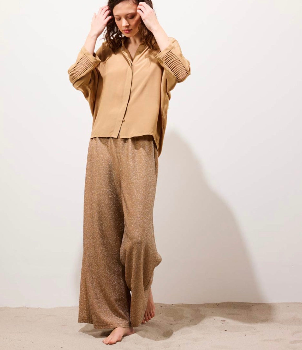 Pantalon Disco Tabac