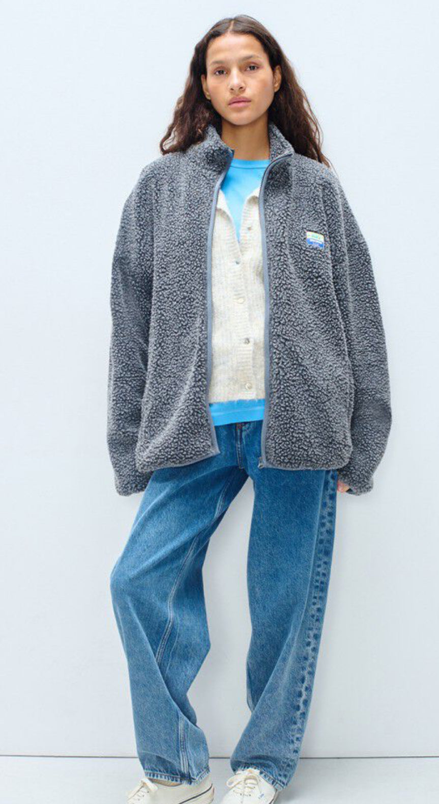 Veste Hoktown Manche Longue Anthracite Chine