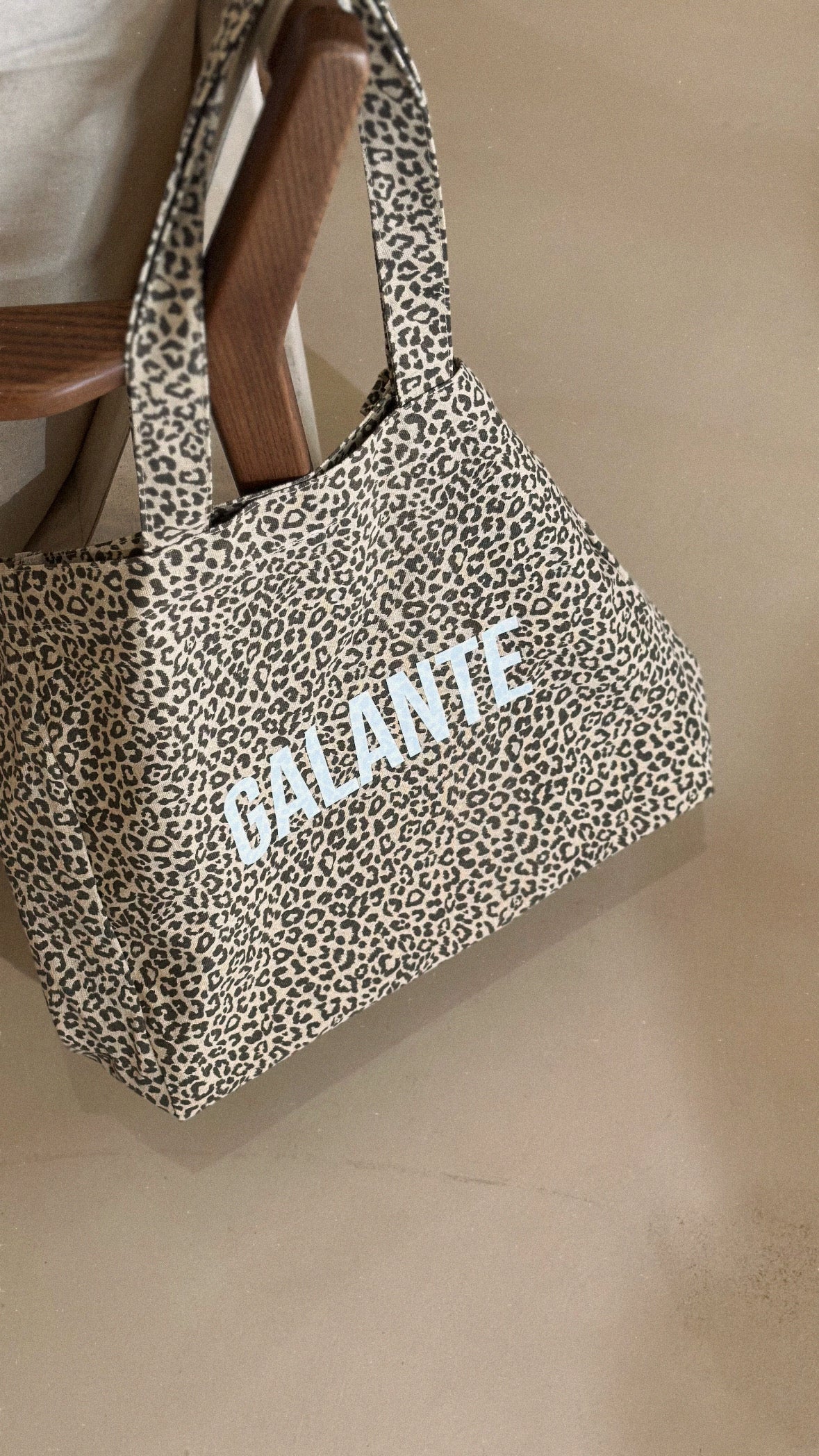 Tote Bag Galante Léopard Clair