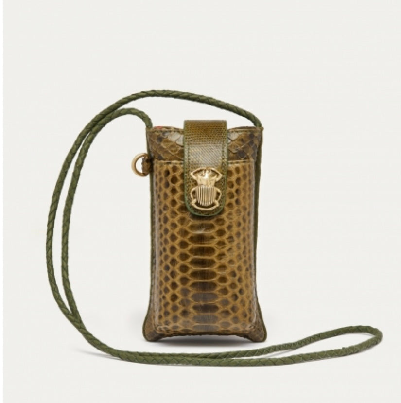 Étui Mobile Python Double Marcus Kaki