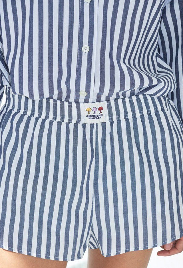 Short Femme Vewtown Rayure Encre