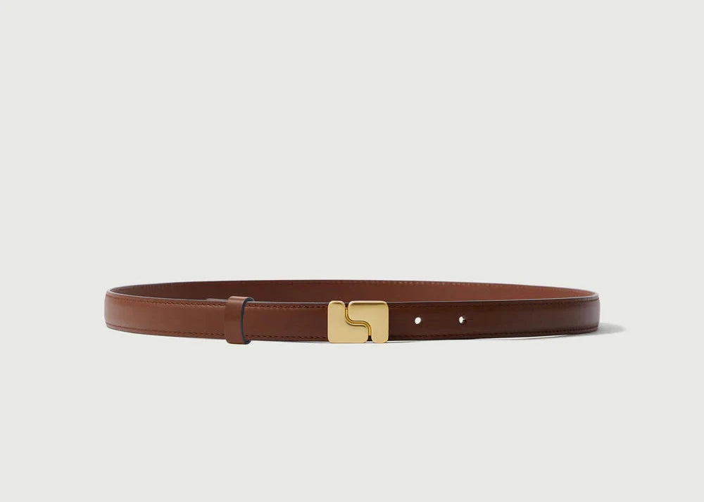 Ceinture Ninon Mini Noisette Cuir Glacé