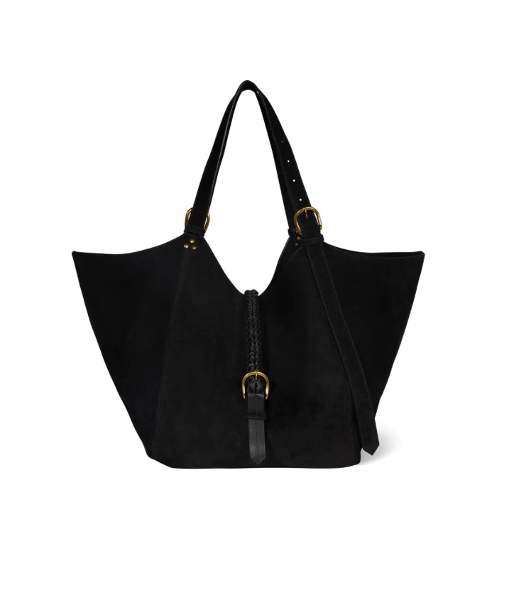 Sac Joseph Croûte Velours Noir