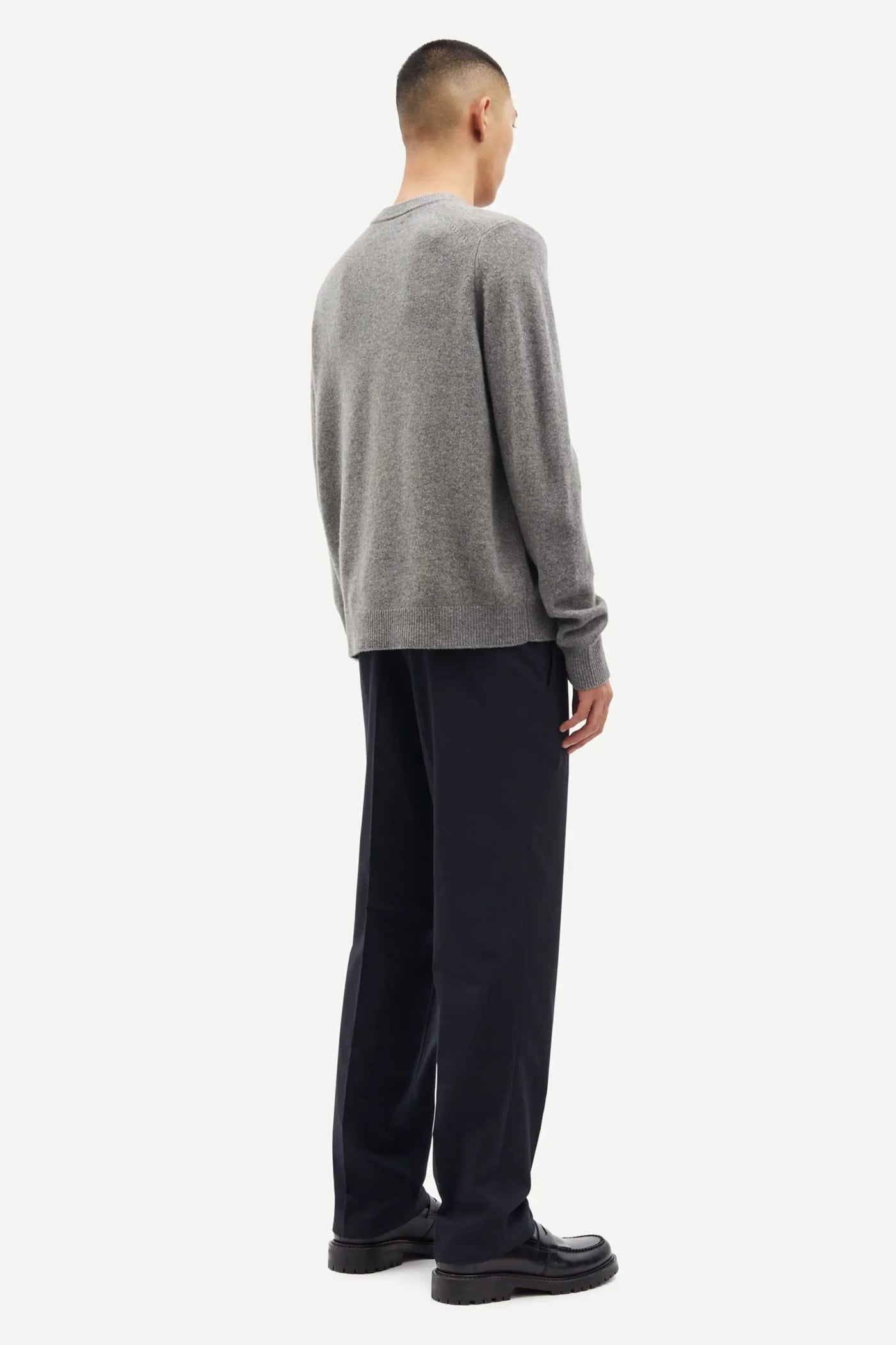 Isak Knit Sweater Dark Grey