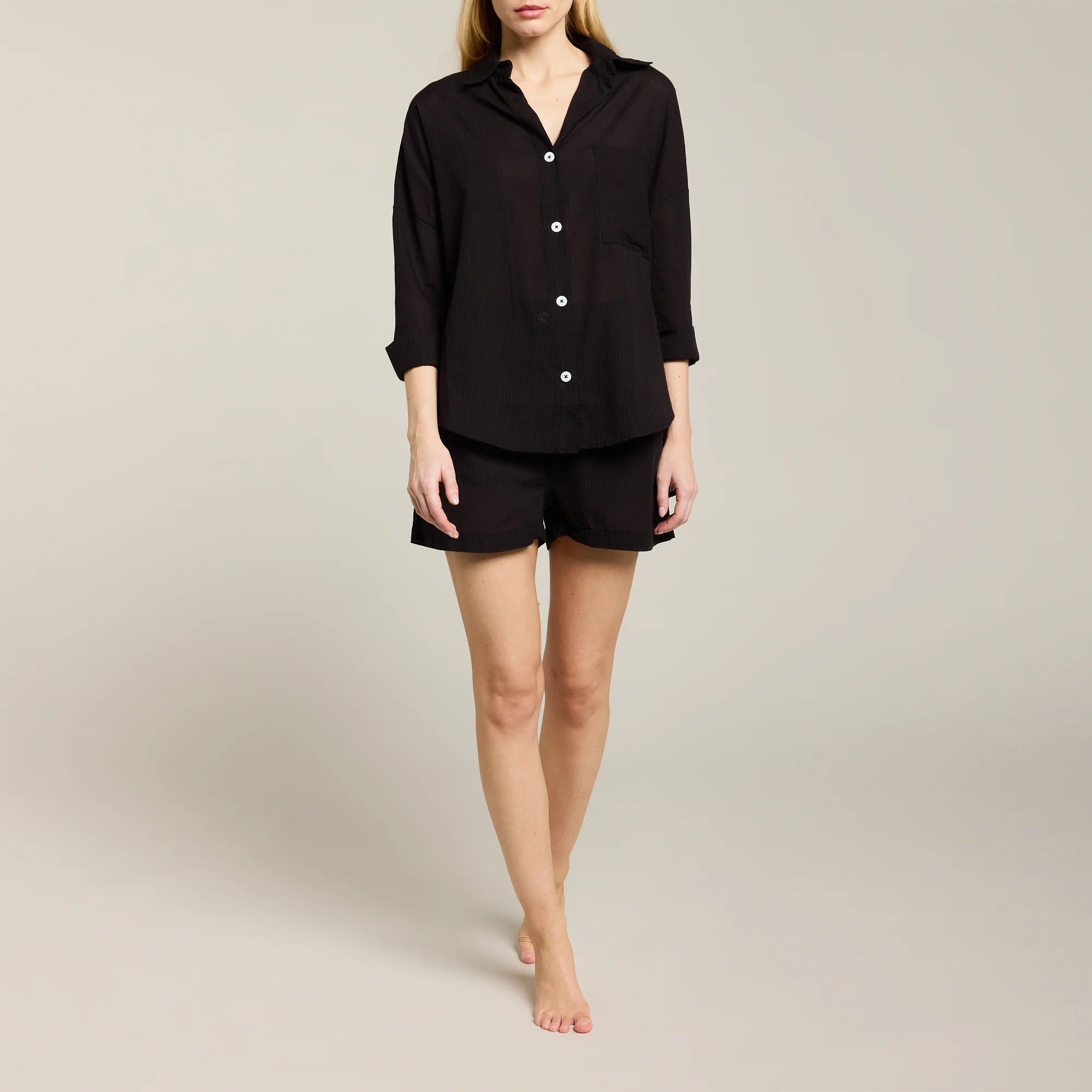 Chemise oversize Ramatuelle Black