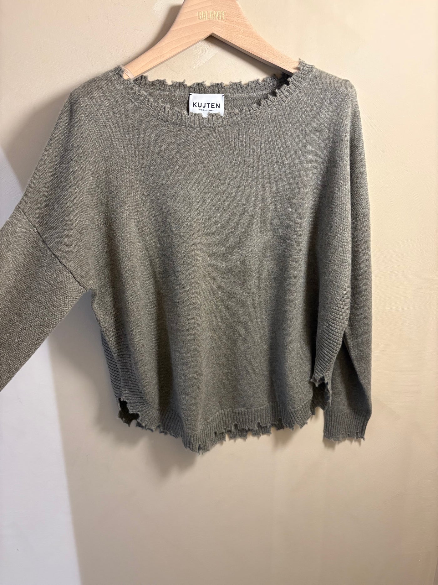 Pull Mela Kaki Chiné
