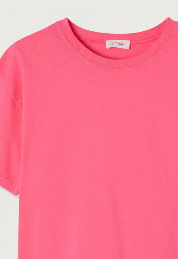 Tee-Shirt Fizvalley Rose Fluo