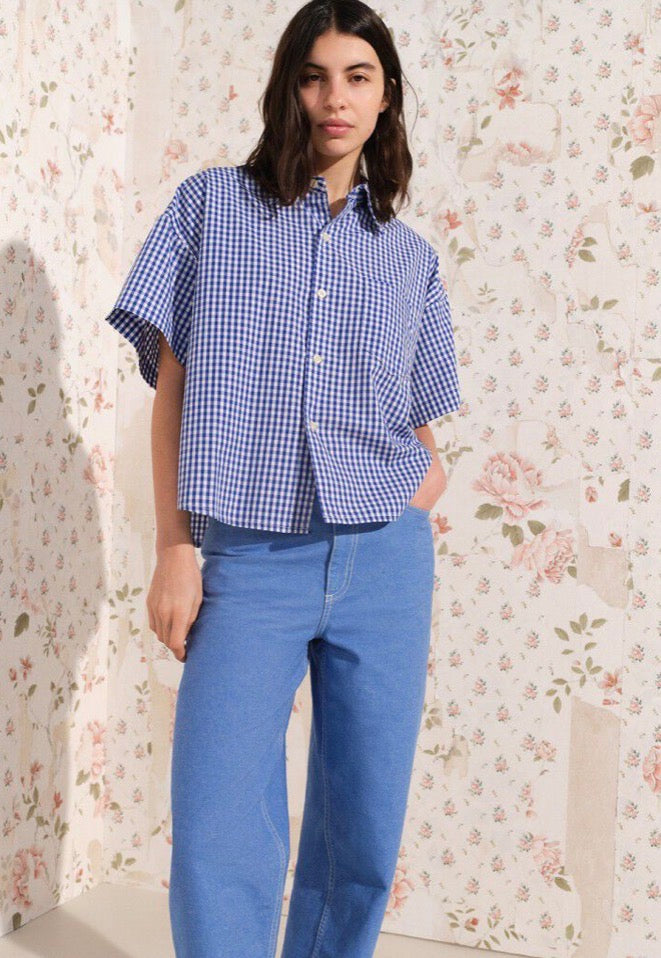 Chemise Femme Ekirow Vichy Bleu