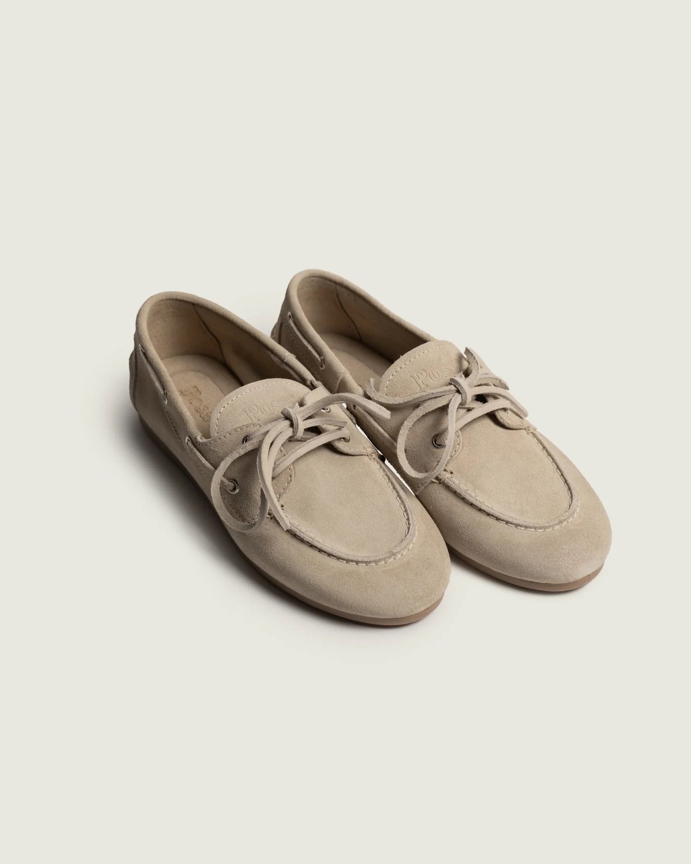 Mocassins Bateau en Daim Light Taupe