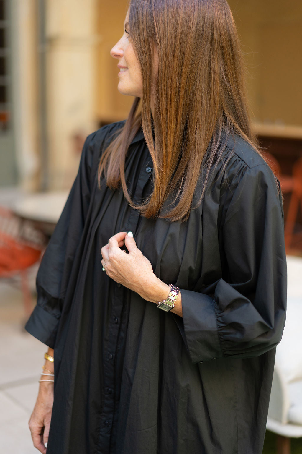 Robe longue Arène noire