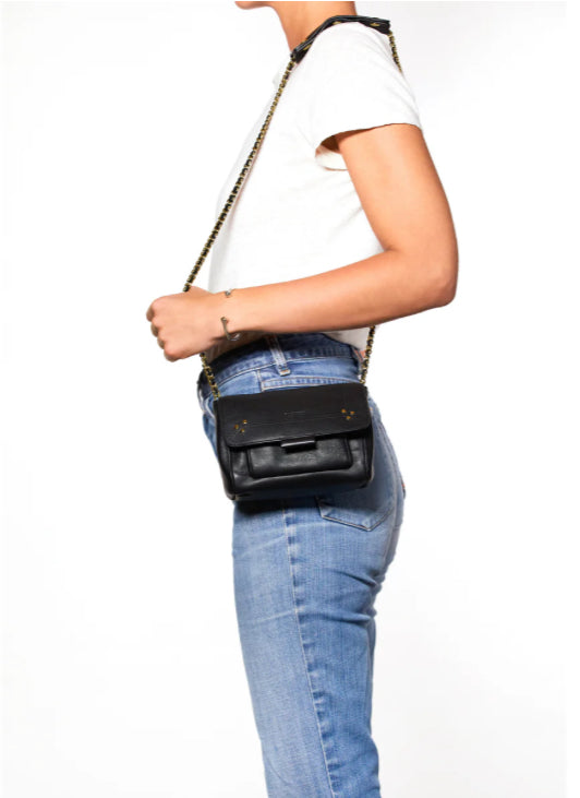 Lulu S Veau Noir Brass