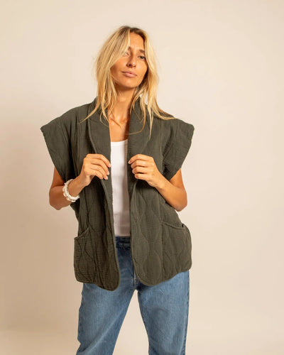 Veste Sans Manches Brooklyn 1 Kaki