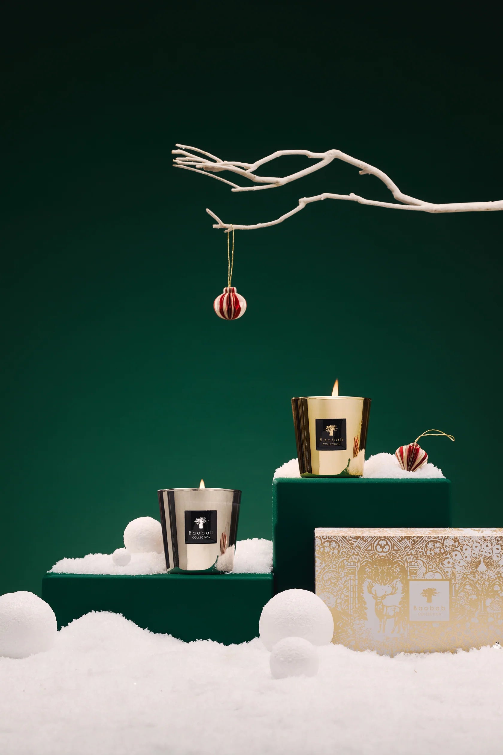 Coffret Duo Candles Pearls Aurum & Platinum