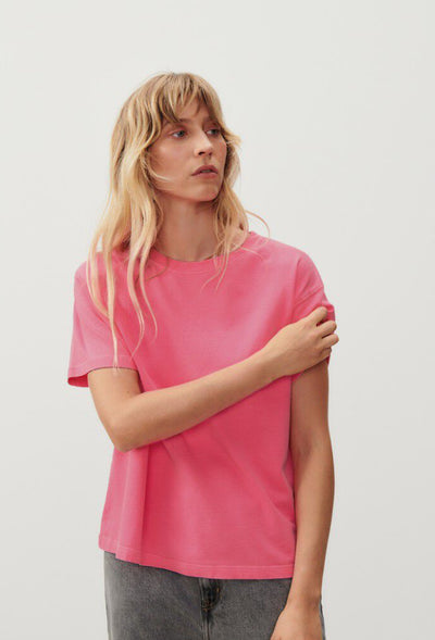 Tee-Shirt Fizvalley Rose Fluo