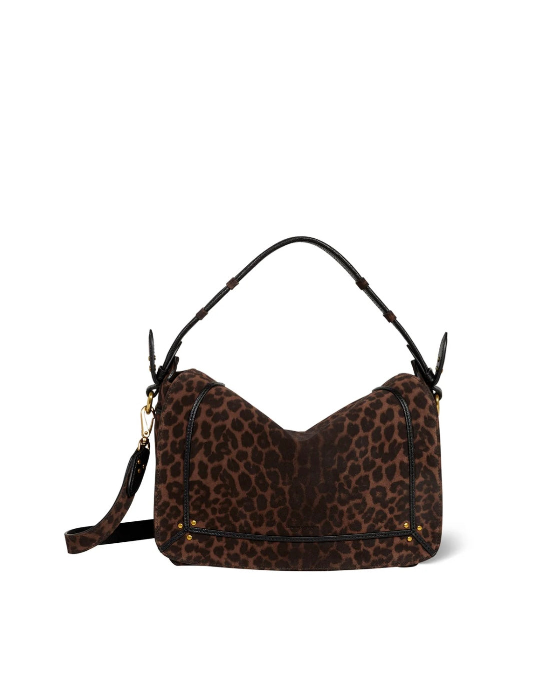 Pepito M Croûte Velours Imprimé Léopard Naturel