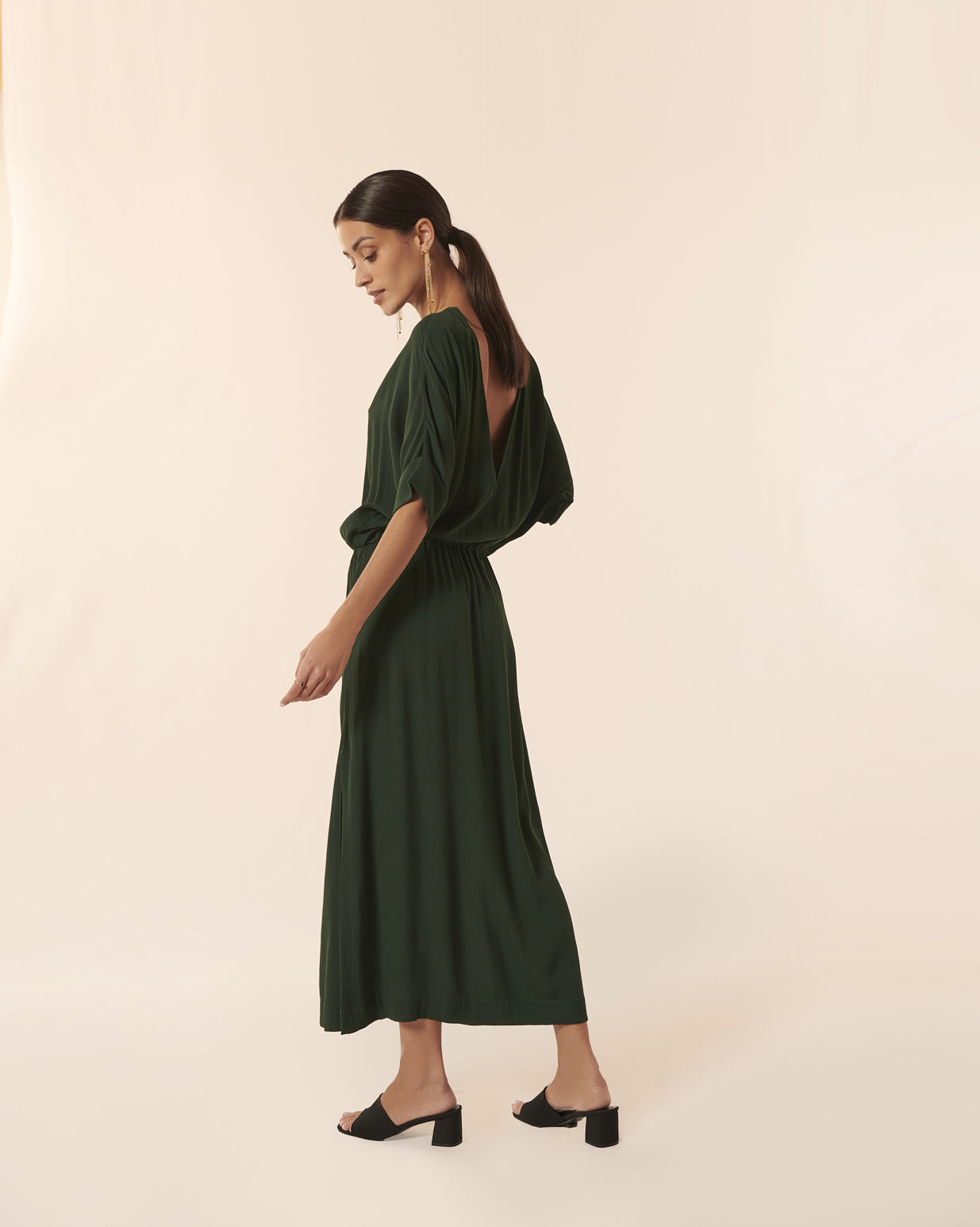 Buckley Long Dress Hk Green