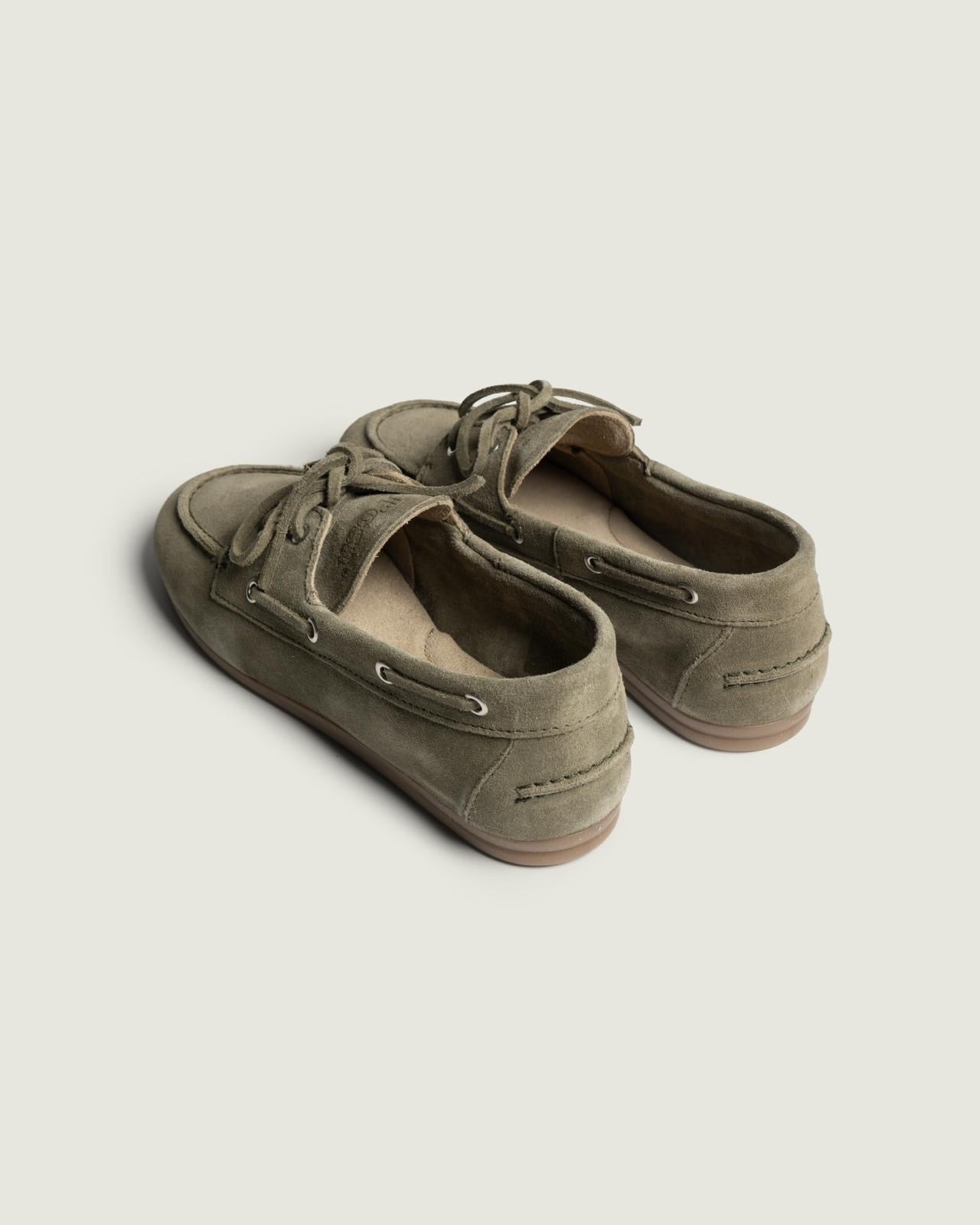 Boat Loafer Brushed - Suede Khaki