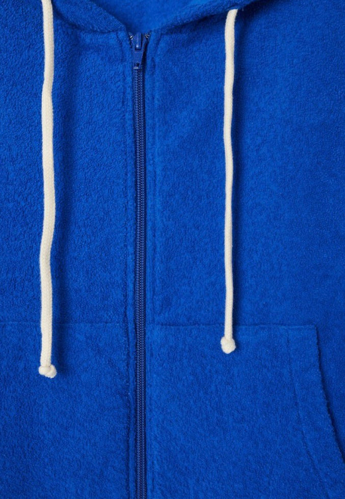 Sweat Bobypark Zippé Bleu de Prusse