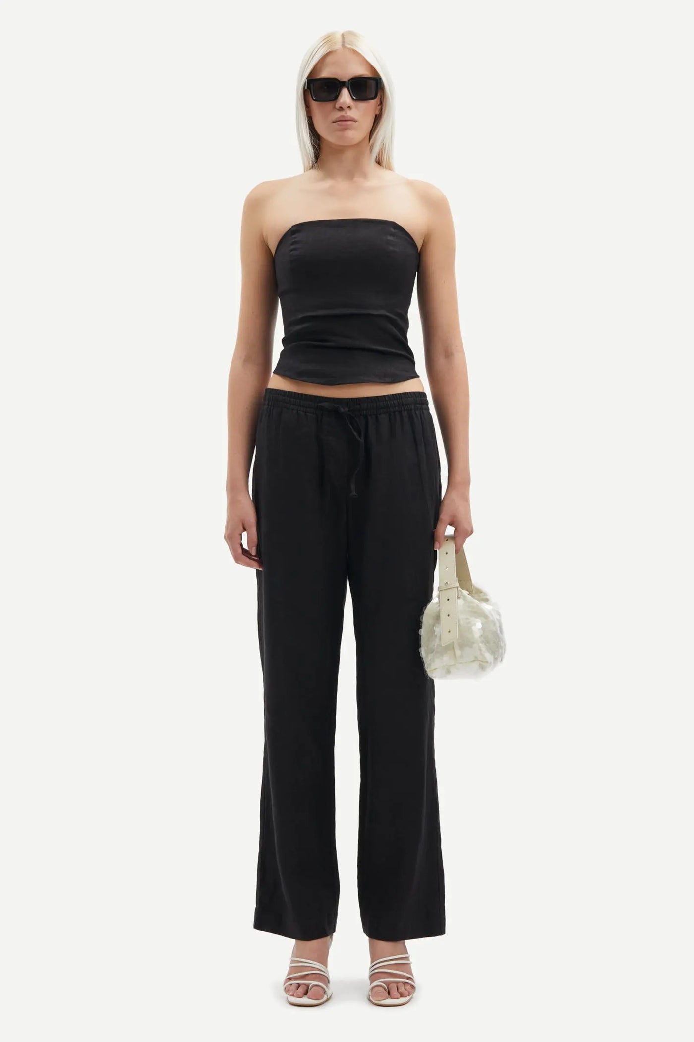 Hoys String Trousers Black