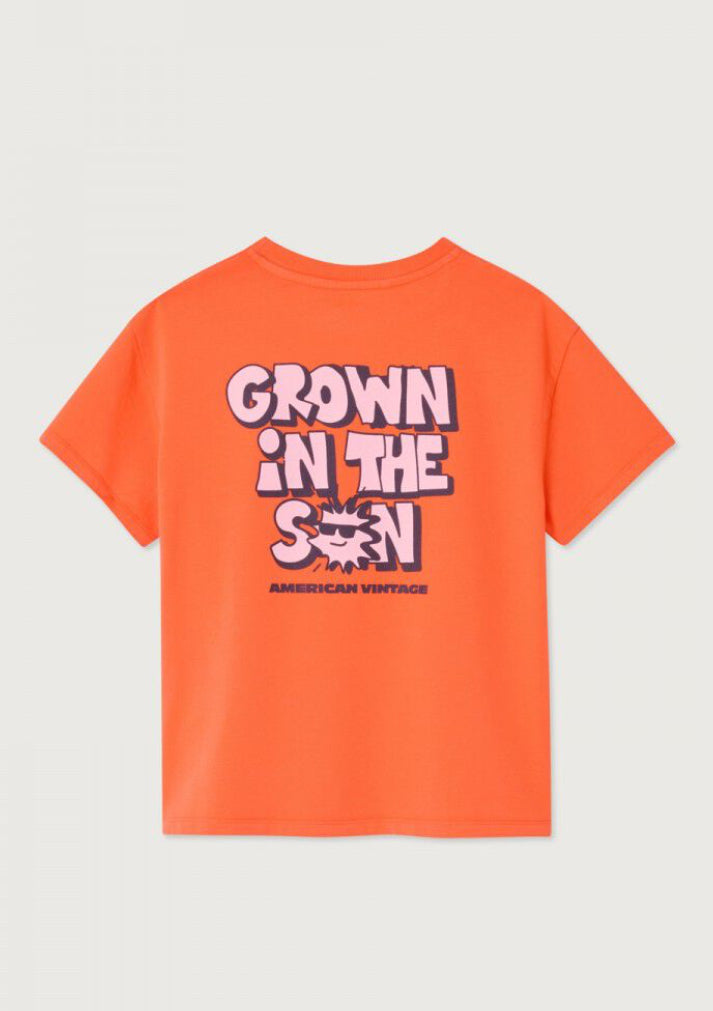 Tee-Shirt Enfant Fizvalley Mandarine Vintage