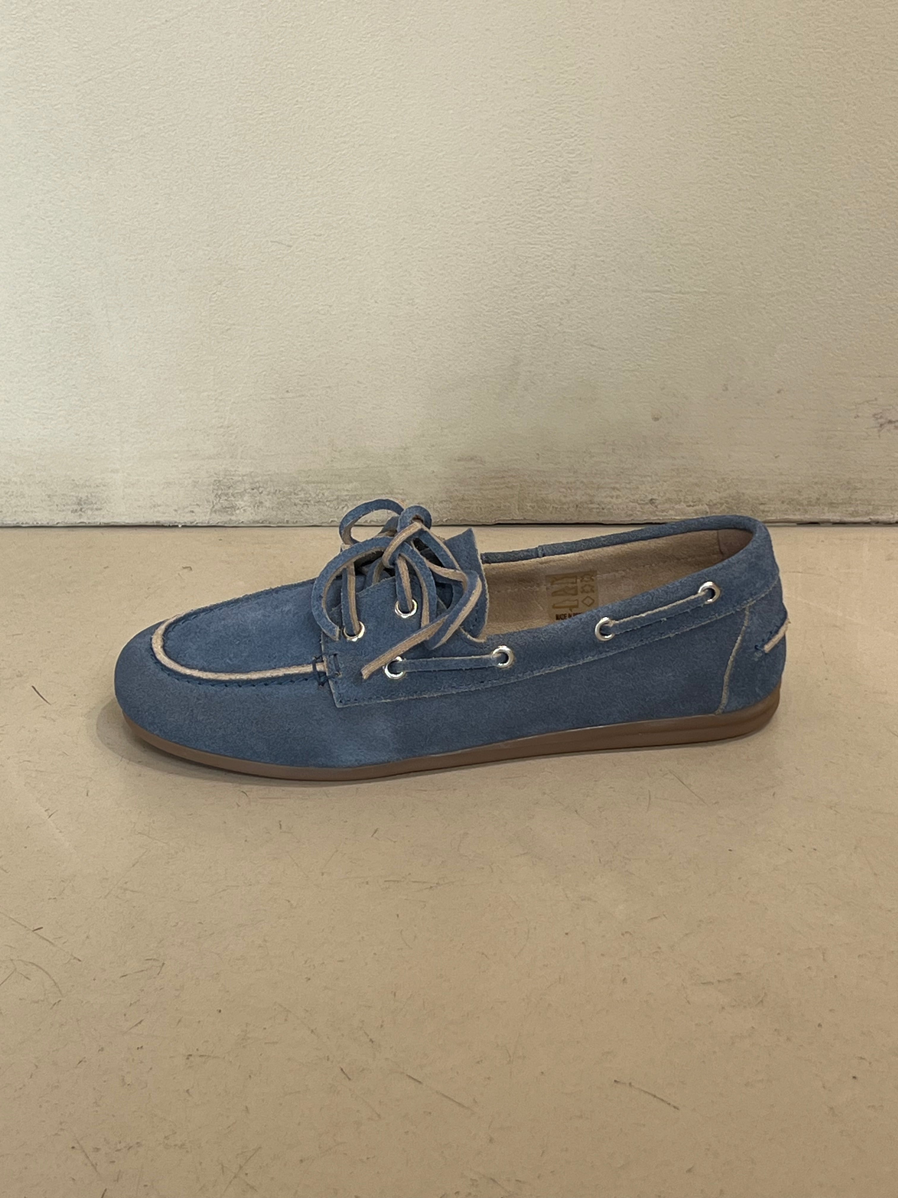 Boat Loafer Brushed - Suede Cloudy Blue